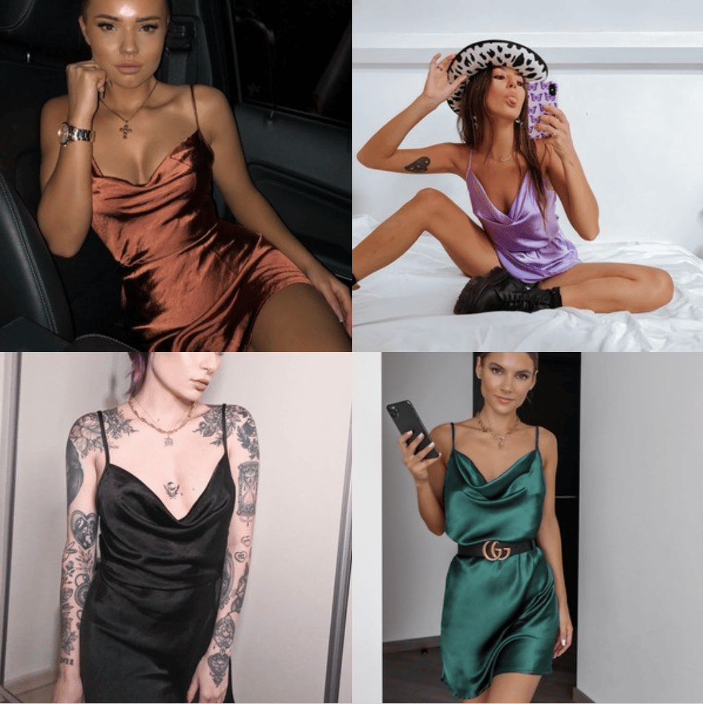 🔥🔥💃SLIP DRESS IN SATIN(Buy 3 Free Shipping)-serendiple.com