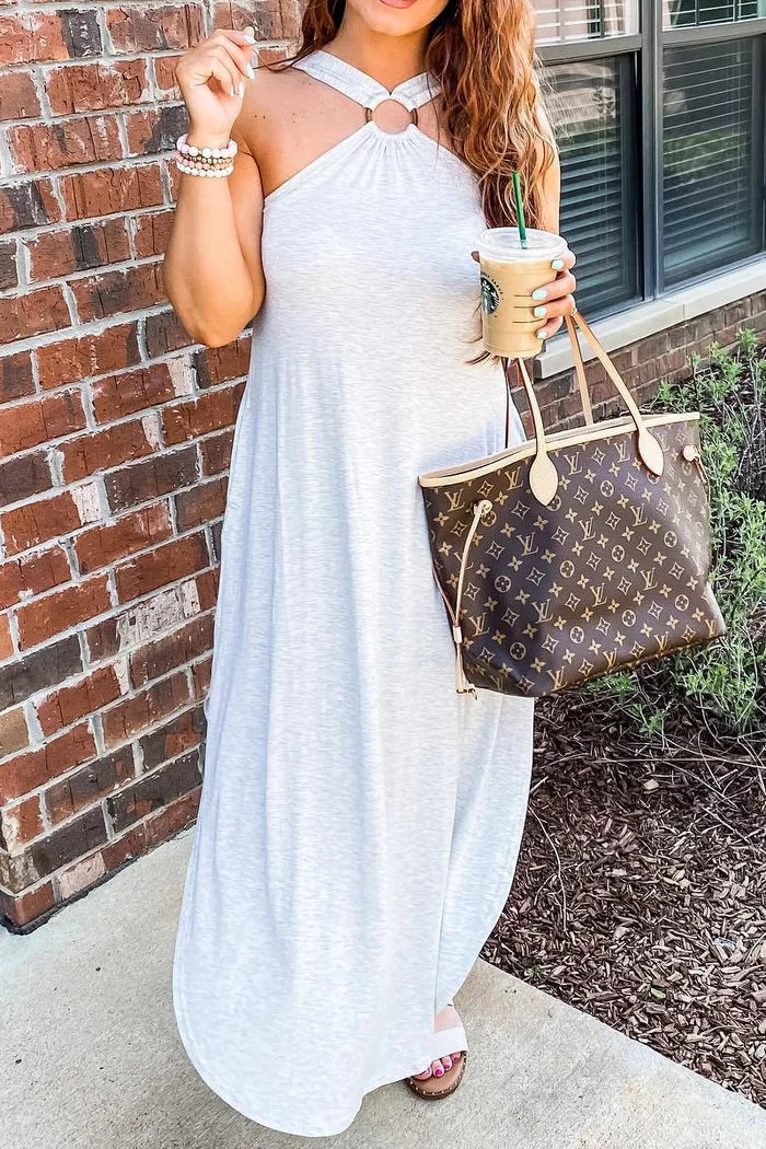 Miami Sunshine Maxi Dress-serendiple.com
