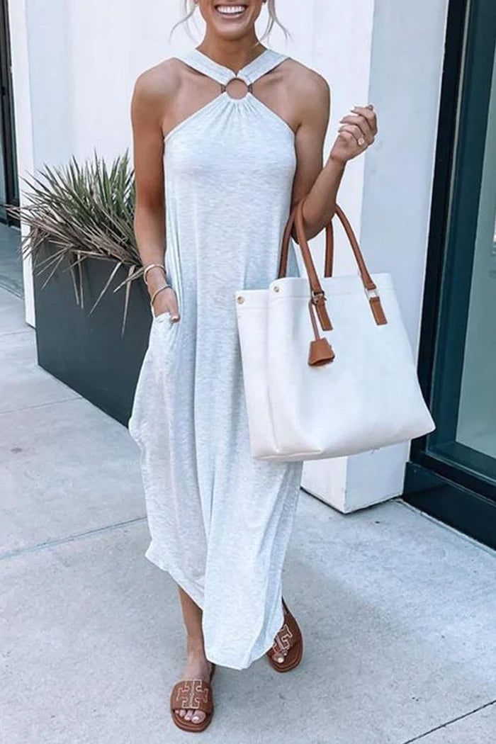 Miami Sunshine Maxi Dress-serendiple.com